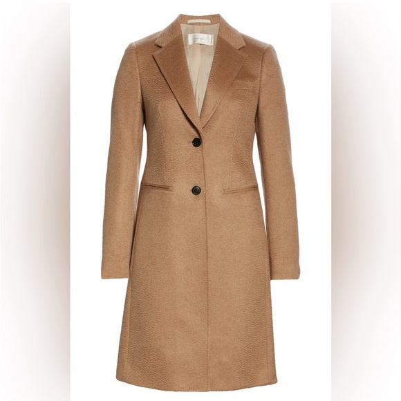 Camel Wool Blend Women's Coat - Picture 1 of 14